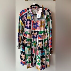 Briton Court, Ollie Dress in Flower power 18” P2P, Size XS | 818